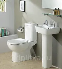 Унитаз с сиденьем и бачком Ideal Standard Tempo с системой антивсплеск