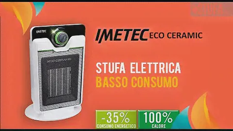 Stufa IMETEC ECO Ceramica (  +100% Calore  -35% Consumo Energetico ) Unboxing