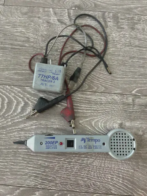 ꙮ TEMPO 200EP Tone Probe + 77HP/6A Tracer 2 Toner Generator-0