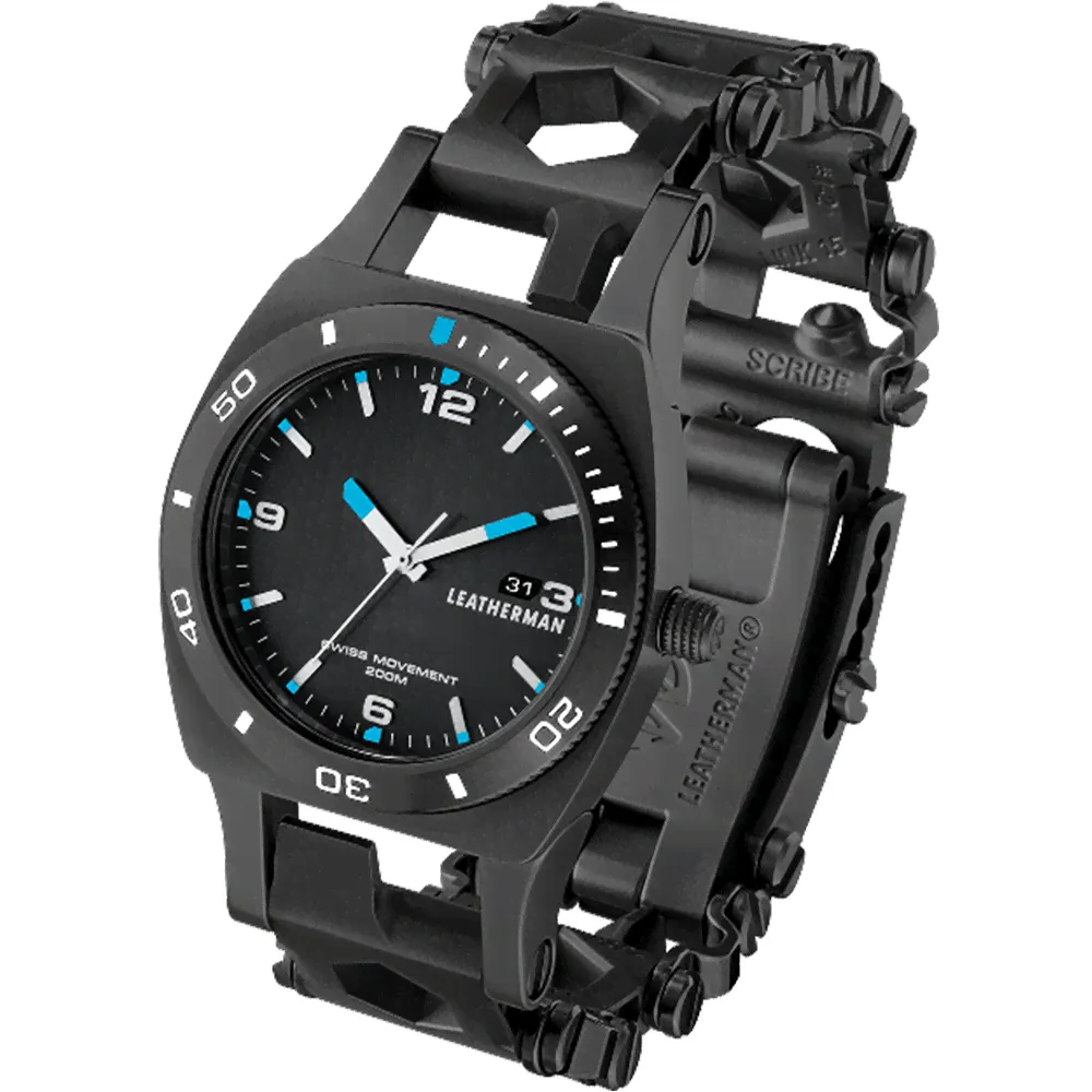 Часы - Мультитул LEATHERMAN Tread Tempo LT Black 832517 Лезерман - ОРИГИНАЛ (Made in USA)
