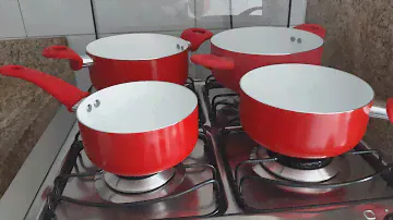 como fazer a cura de panelas de ceramica + dicas de c/ usar  sem extragar