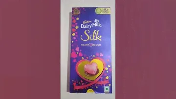 Unboxing Cadbury Dairy Milk Silk heart blush💗💗325/-Rs.